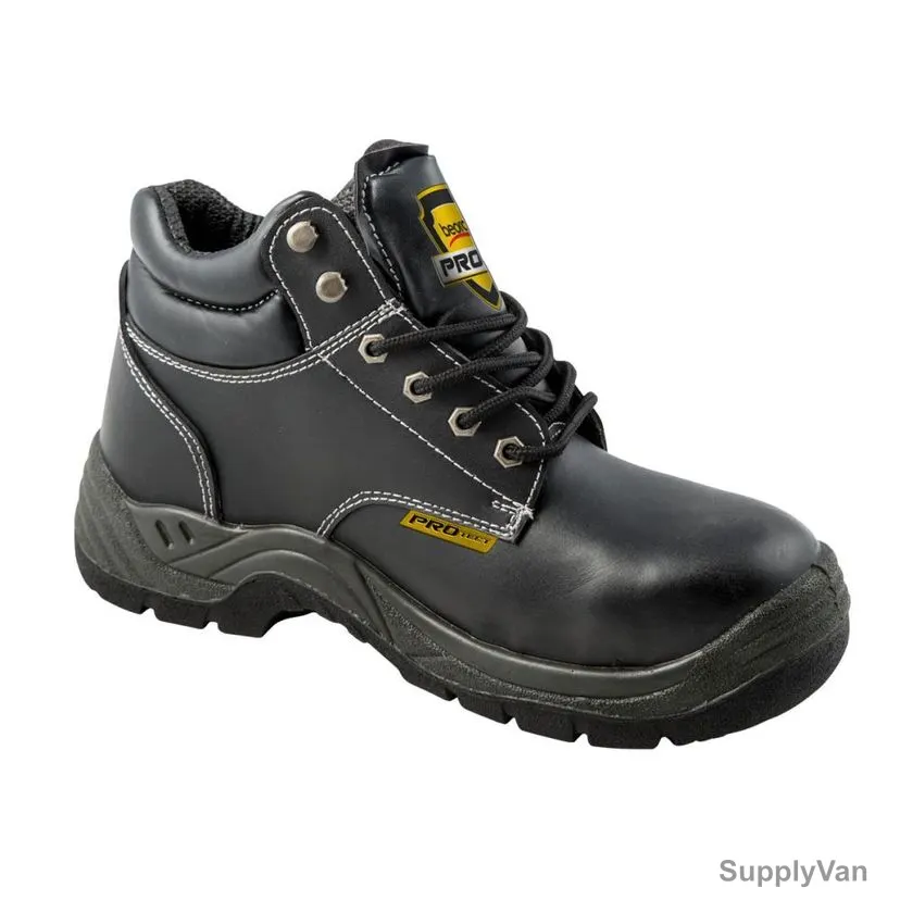 Beorol Safety Shoes, ZCTD41, 7UK, Black