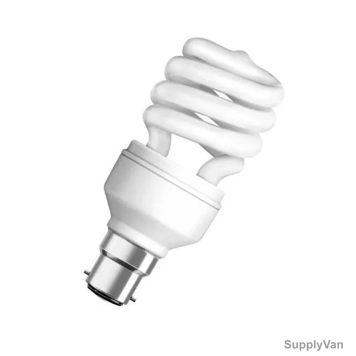 Osram Fluorescent Lamp, Duluxstar Mini Twist, 18W, B22D, Day Light, 3 Pcs/Pack