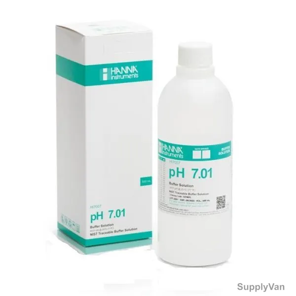 Hanna Standard Calibration Buffer Solution, HI7007-050L, 7.01 pH, 500ML