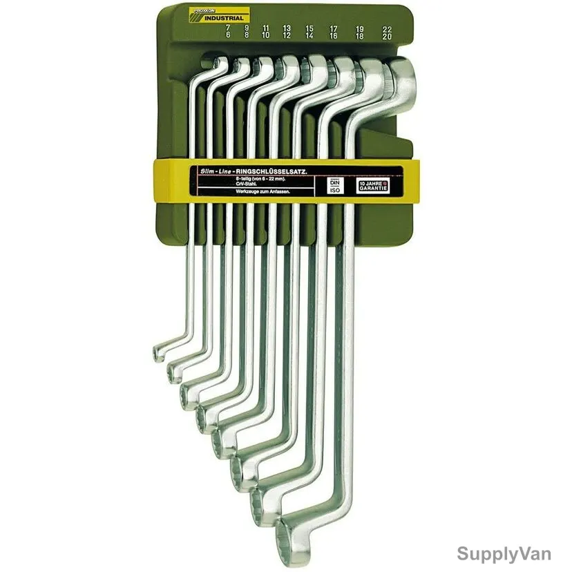 Proxxon Double Ring Spanner Set, PRX-23810, SlimLine, 8 Pcs/Set