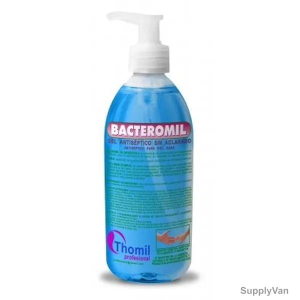 Thomil Bacteromil Gel Bacteromil Non-rinse Antiseptic Gel, 500ML, Light Blue