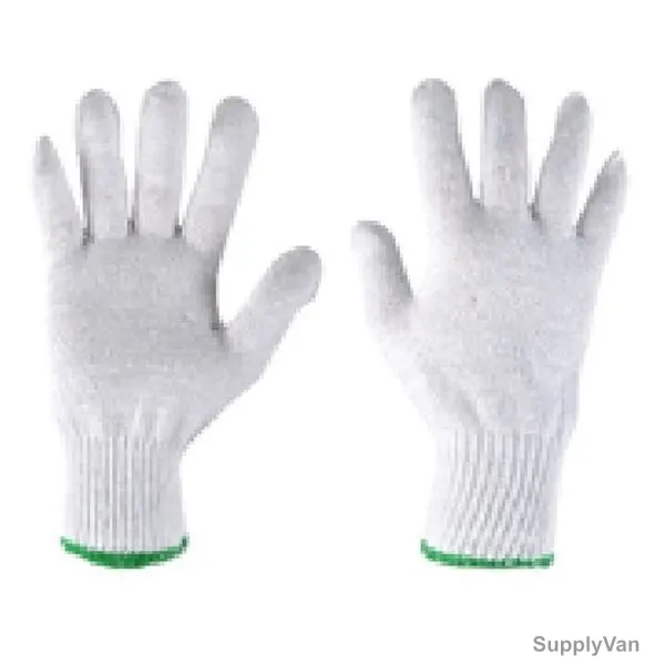 Knitted Gloves, KNU, Free Size, Natural White, PK12