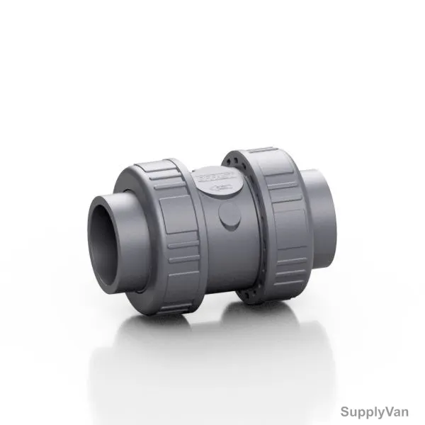 Effast Spring Check Valve, CARCVAT0900, CVA-T Series, PVC-U, 3 Inch, 16 Bar