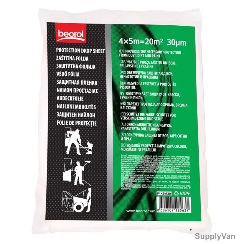 Beorol Drop Sheet, F4x5M30, 4x5 Mtrs