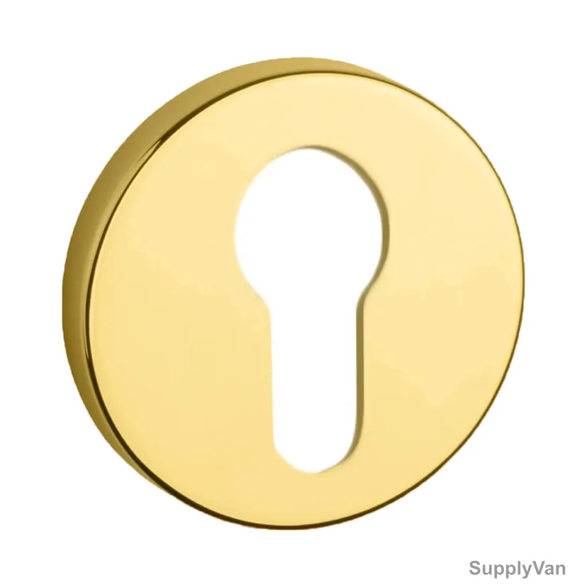 Dorfit Euro Profile Key Hole, DTES001-GP, Stainless Steel, Gold Plated Finish — image 1