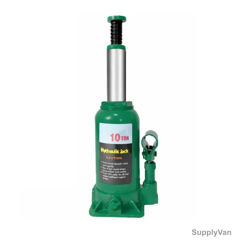 Wika Heavy Duty Vertical Hydraulic Bottle Jack, Steel, 20CM Lifting Range, 10 Ton Weight Capacity