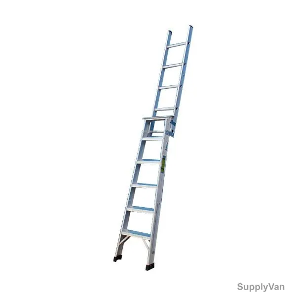 Unique Dual Purpose Ladder, USDPAL-06, Aluminium, 2 Sides, 6 Steps, 1.8 Mtrs, 150 Kg