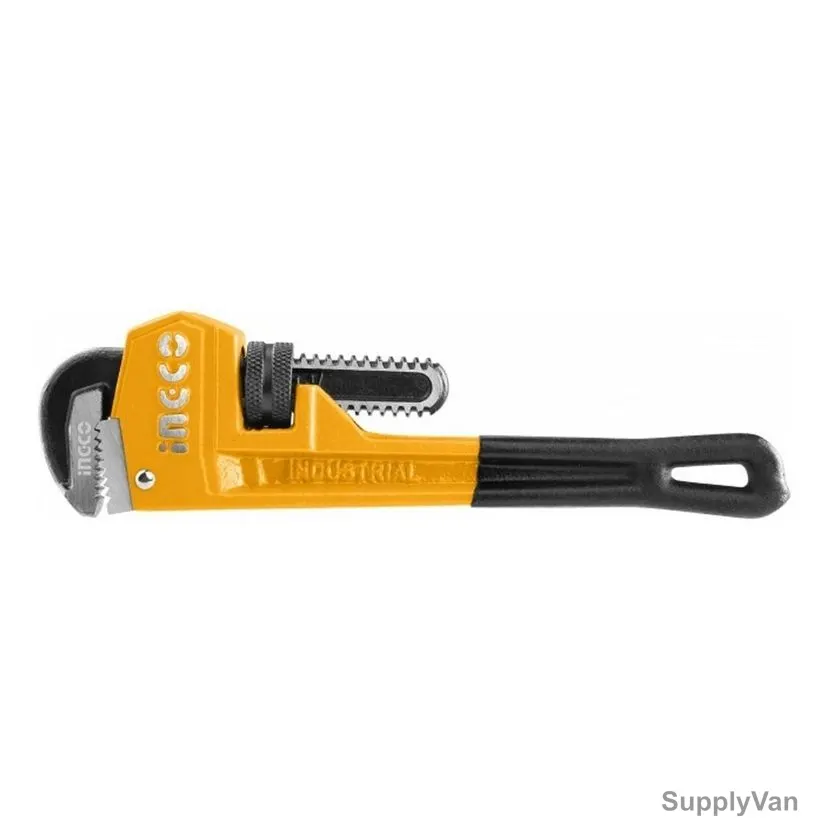 Ingco Pipe Wrench, HPW0824, Ductile Cast Iron, 76MM Jaw Capacity, 600MM Length
