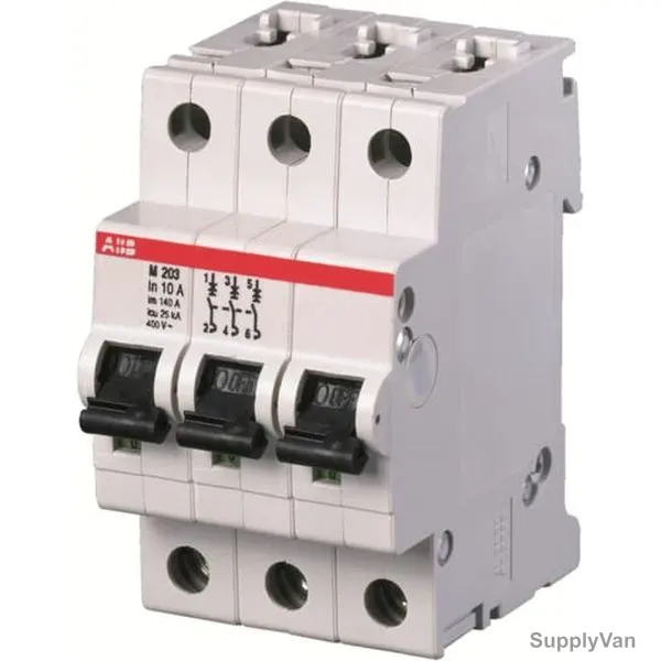 Abb Miniature Circuit Breaker, M203-20A, 20A, 3P, 400VAC
